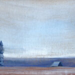 Jared Shear, cougar peak, Montana, art, painting, mountain, landscape, plein air, January